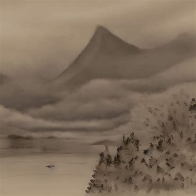  “Arashiyama”  – Ink Wash Landscape Captured in Transient Beauty!