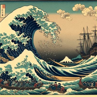  The Great Wave off Kanagawa: An Imposing Tidal Wave Engulfing Tiny Boats